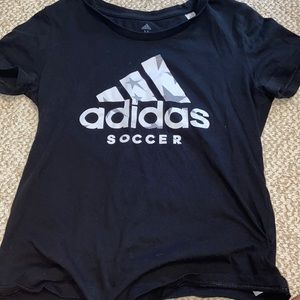 Youth Girls Adidas Soccer Athletics Shirt